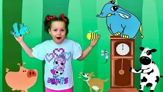 Hickory Dickory Dock #hickory #animals #kidssong #nurseryrhymes #babysongs #toddlers #elephant