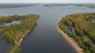 Красивые места в Самаре : река Волга / протока Старая Волга / Коса / Новокуйбышевский пляж