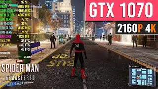Spider-Man Remastered PC - GTX 1070 + i5-11400F - 2160p (4K Gameplay)