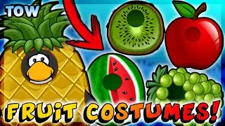 🔓 FRUIT COSTUMES CODES 🔓 | Club Penguin Rewritten