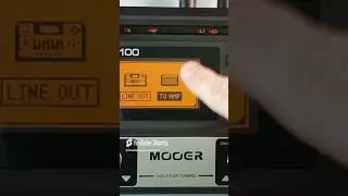 Output Settings & Bypassing Effects - MOOER GE100 Guitar Multi Effects Tutorials