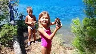 Në Natyrë 🏞 Relaks në ujrat e Liqenit 🏊‍♂️ Mish në hellë 🥩🔥 #youtube #viralclips AdiTube