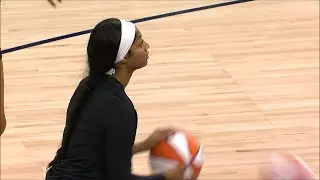 Pre-game court cam: Chicago Sky vs Minnesota Lynx WNBA | Napheesa Collier Angel Reese Diamond Miller