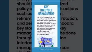 6 benefits of using Key Management System KMS #cybersecurity #keymanagement