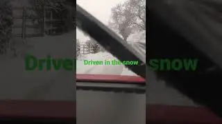 #Driven in snow