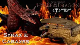 Revisión De Las Estatuas de Syrax & Caraxes De House Of The Dragon McFarlane Toys