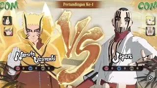 NARUTO MODE BARYON VS JIGEN FULL FIGHT | Naruto x Boruto Ultimate Ninja Storm Connections