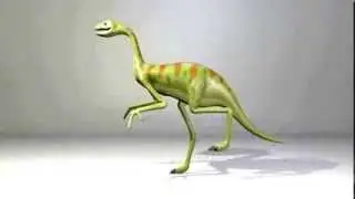 Blender 3D - dinosaur walking and running