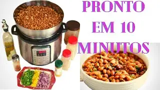 Como Cozinhar Feijão já Temperado | Feijão pronto em 10 minutos