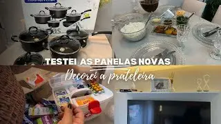 COMPREI O JOGO DE PANELAS DOS MEUS SONHOS! | TESTEI ELAS É ORGANIZEI...