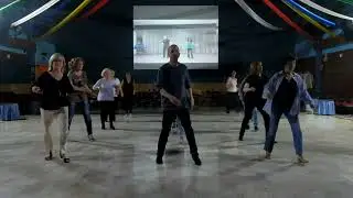 Sobrenatural (Line dance demo danced by Ira Weisburd, Angels Guix, Enric & students)
