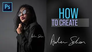 Create Signature In Photoshop And use Like Watermark In hindi - अपने सिगनेचर को  फोटो में डाले |