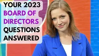 Nonprofit Board of Directors: Answering Viewer Questions 2023