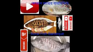 Koral Fish barbecue, বড় কোরাল মাছ বারবিকিউ,Koral Fish Hot BBQ Grilled