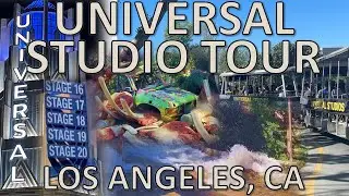 Touring Universal Studio's Backlot in Hollywood, CA | Universal Vlog