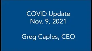 COVID-19 Update: November 9, 2021