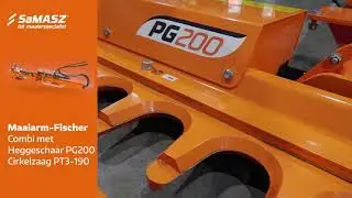 SaMASZ Fischer combi met PT3-190 cirkelzaag en PG200 heggenschaar
