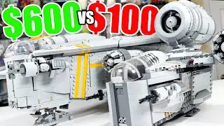 $100 vs $600 LEGO Star Wars RAZOR CREST Comparison!