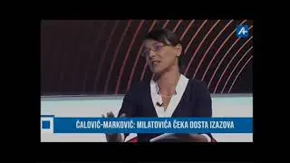 04-04-2023- A PLUS - Ćalović Marković:  Milatovića čeka dosta izazova