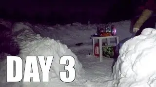 Building a Trench in the Snow