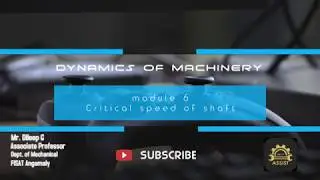 ASAP Online class | DOM S6 | Module 6 | Critical speed of shaft, tortional Vibrations- problems