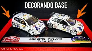 DECORANDO base para ALBERT LLOVERA | Fiat Punto S1600 1/32