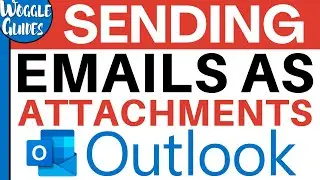 How to attach an email in Outlook