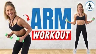 4 min workout get TONED ARMS in 2 weeks 💪 (AMAZING RESULTS!)