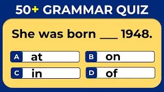 English Grammar Quiz | 50+ English Grammar Questions 