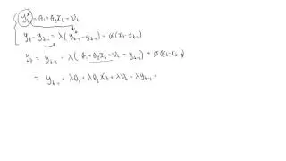 The error correction model