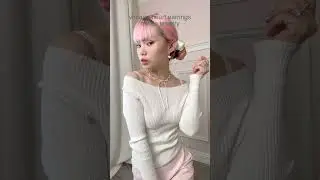 ౨ৎ⋆ ˚｡⋆ GRWM outfit of the day 🤍 off duty ballerina looks ˚  ೀ⋆｡˚ #jewelry #hairstyletutorial #ootd