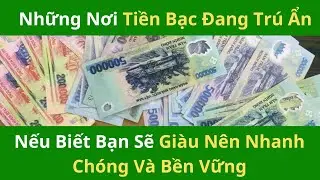 Phải xem ngay - Những nơi tiền bạc đang trú ẩn, nếu biết bạn sẽ giàu nên nhanh chóng và bền vững