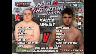 GPUK Night of the Gladiators 42 - Rian Sandbach vs Myles Muncie