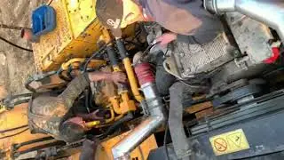 Первый запуск двигателя CUMMINS M-11 на Hyundai R500LC-7 после капитального ремонта