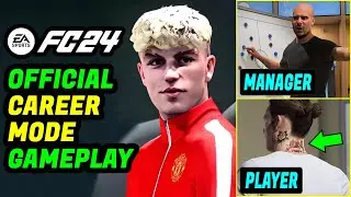 EA SPORTS FC 24 Official Career Mode Gameplay Reveal & CONFIRMED NEWS ✅