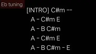 Paramore - When it rain (chords)