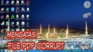 Mengatasi dan membuka File Pdf Corupt