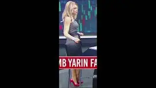 Turkish TV Presenter Ebru Baki Shoeplay 
