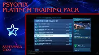 Psyonix Platinum Training Pack September 2023 | Rocket League