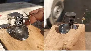 ganne ka juice nikaalne wali mini machine गन्ने का रस निकालने का मशीनexperiment desi jugard