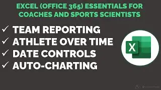 Excel Essentials for Coaches and Sports Scientists (Office 365)