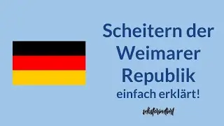 Why did the Weimar Republic fail? - Reasons for the failure | Treaty of Versailles | 1923