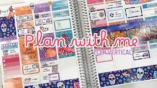Weekly Plan With Me | Dia de los Muertos | The Crafty Banana | EC Life Planner Vertical