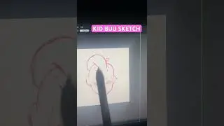 I Sketched Kid Buu In Adobe Illustrator 