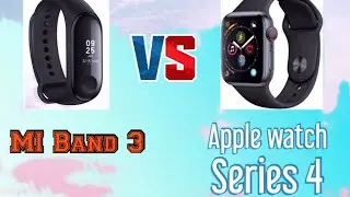 Apple Watch Series 4 vs Mi Band 3 ( Heart rate ).
