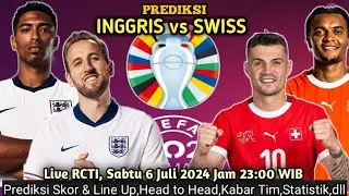 PREDIKSI: INGGRIS vs SWISS (8 BESAR EURO 2024)🔴Inggris Tanpa Marc Guehi, Swiss Optimis Ke Semifinal🔥