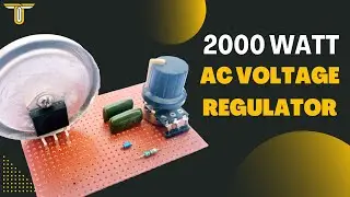 Light Dimmer Circuit Using Triac | BTA26 | DB3 | AC Voltage Regulator How it Works