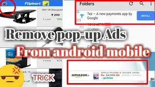 How to remove Pop-up Ads from android smartphone || No software require || No Root ||Hindi