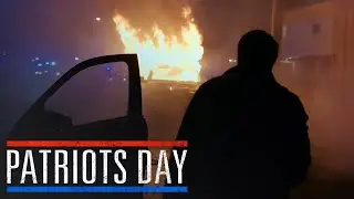 'Chaos Continues in Watertown' Scene | Patriots Day