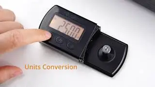 Neoteck Digital Turntable Stylus Force Scale Gauge 0.01g/5.00g Blue LCD Backlight -Jet Black